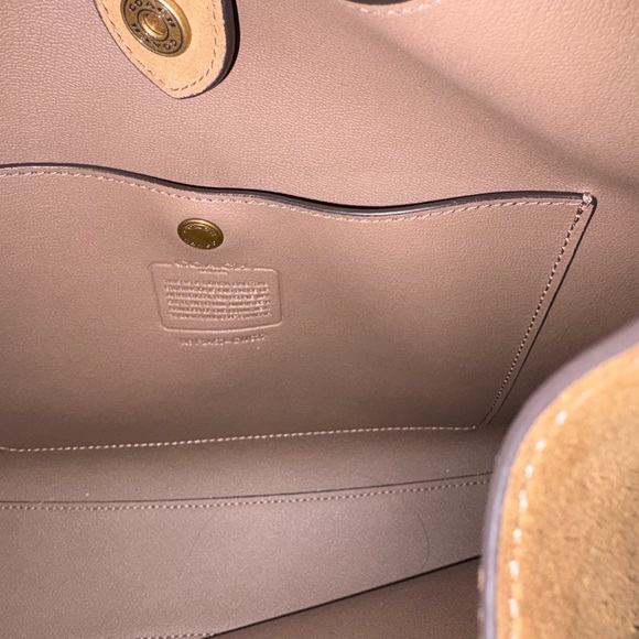 Coach Cedar Brown Brooklyn Suede 28 - Picture 6 of 7